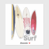 Vinyl Surfboard sticker (Vel)