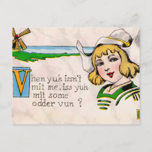 Vinyl Verhalenboek Kunst Briefkaart