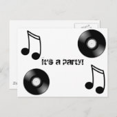 Vinyl Verslag Briefkaart (Voorkant / Achterkant)