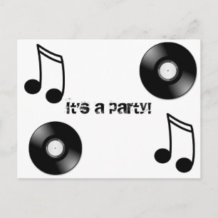 Vinyl Verslag Briefkaart