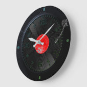 Vinyl Vibes Retro Wall Clock Grote Klok (Hoek)