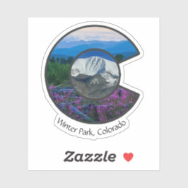 Vinyl Winterpark Colorado Sticker
