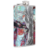 Vinyl Wrapped Flask – Strata Pulse Heupfles (Rechts)