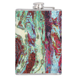 Vinyl Wrapped Flask – Strata Pulse Heupfles