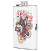 Vinyl Wrapped Flask – Urban Loyalty Doberman Art Heupfles (Links)