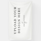 Vinylbanner (landschap) spandoek (Verticaal)