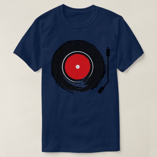 Vinylborstel T-shirt (Design voorkant)