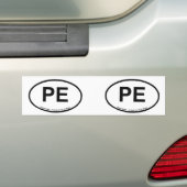 VinylBumpersticker op aarde Bumpersticker (Op auto)