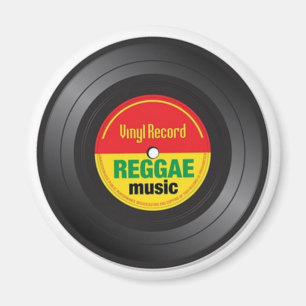 Vinyle de reggae 45 aimant