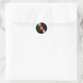 Vinyle Record Driehoek Sticker (Tas)