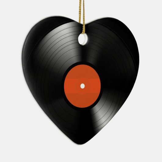 Vinyle Record Keramisch Ornament (Rechts)