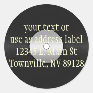 VinylKijk-LP-record Ronde Sticker