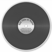 VinylKijk-LP-record Sticker (Voorkant)