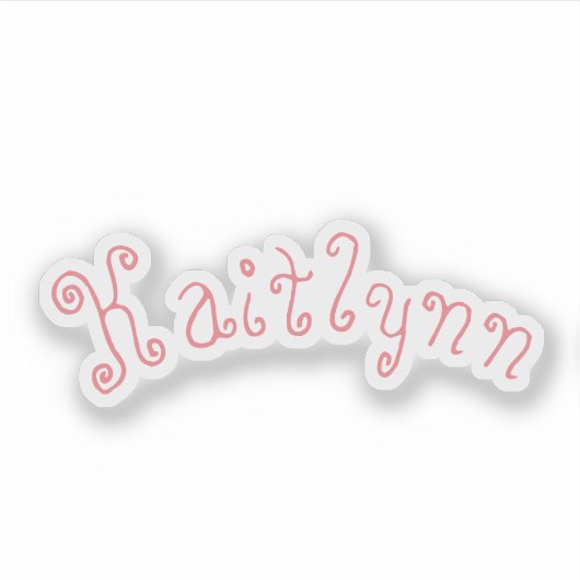 vinylnaam sticker (Voorkant)