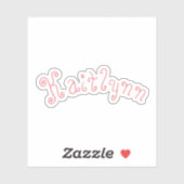 vinylnaam sticker (Vel)