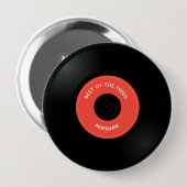 Vinylplaat enkele "45"-Button Ronde Button 4,0 Cm (Voorkant /achterkant)