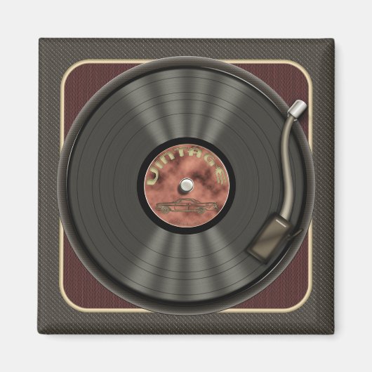  vinylplaat magneet (Voorkant)