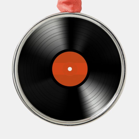 Vinylplaat Metalen Ornament (Voorkant)