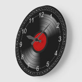 Vinylrecord 2 grote klok (Hoek)