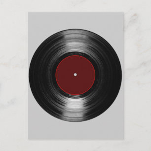 vinylrecord briefkaart