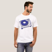 Vinylrecord deck t-shirt (Voorkant volledig)