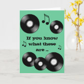 Vinylrecord Kaart (Gele Bloem)