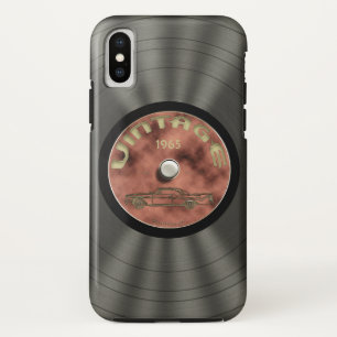 Vinylrecord oude school iPhone x hoesje