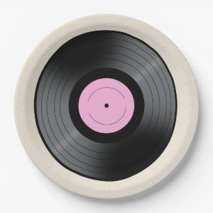 Vinylrecord Papieren Bordje