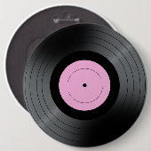 Vinylrecord Ronde Button 6,0 Cm (Voorkant /achterkant)