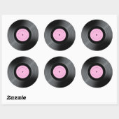 Vinylrecord Ronde Sticker (Vel)