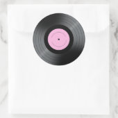 Vinylrecord Ronde Sticker (Tas)