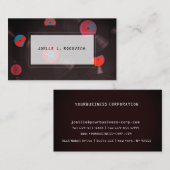  vinylrecordpatroon visitekaartje (Voorkant / Achterkant)