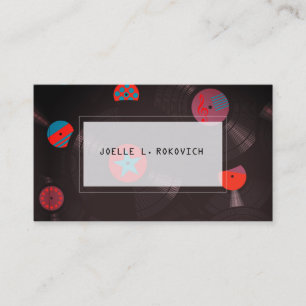 vinylrecordpatroon visitekaartje