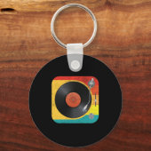 Vinylrecordspeler Sleutelhanger (Voorkant)
