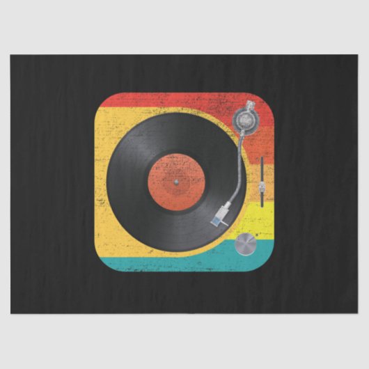 Vinylrecordspeler Tissuepapier (Voorkant)