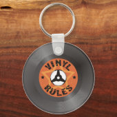 Vinylregels Sleutelhanger (Voorkant)