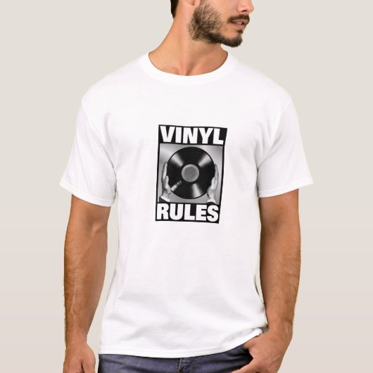 VINYLREGELS T-SHIRT (Voorkant)