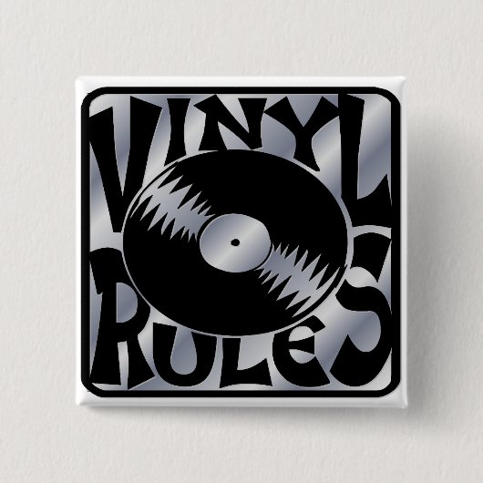 Vinylregels Vierkante Button 5,1 Cm (Voorkant)