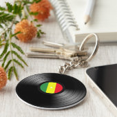 Vinylreggae Sleutelhanger (Zijkant)