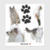 VinylSticker - Katten en honden Sticker (Vel)