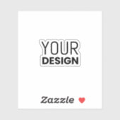 VinylSticker, op maat gesneden [Alle grootten] Sticker (Vel)