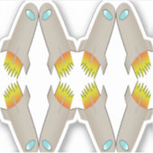 Vinylsticker op maat gesneden sticker (Voorkant)