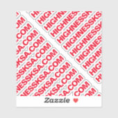 Vinylsticker op maat gesneden sticker (Vel)