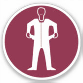 Vinylsticker op maat gesneden sticker (Voorkant)