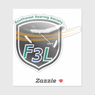 VinylStickers met SWSS F5J Emblem op maat gesneden Sticker