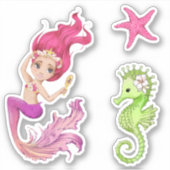 VinylStickers met Zeemeermin Sticker (Voorkant)