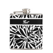 Vinylwaterkering Abstracte moderne, naadloze monok Heupfles (Voorkant)