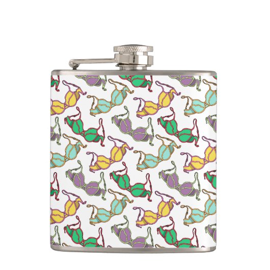 Vinylwaterkolf Heupfles (Voorkant)