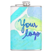 Vinylwaterkolf Heupfles (Voorkant)