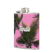 Vinylwikkel. Tequila. Meisje. Heupfles (Links)